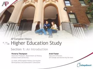 AP European History Higher Education Study