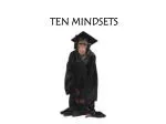 TEN MINDSETS - slide 1