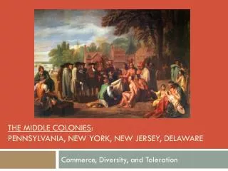 The Middle Colonies : Pennsylvania, new York, New Jersey, Delaware