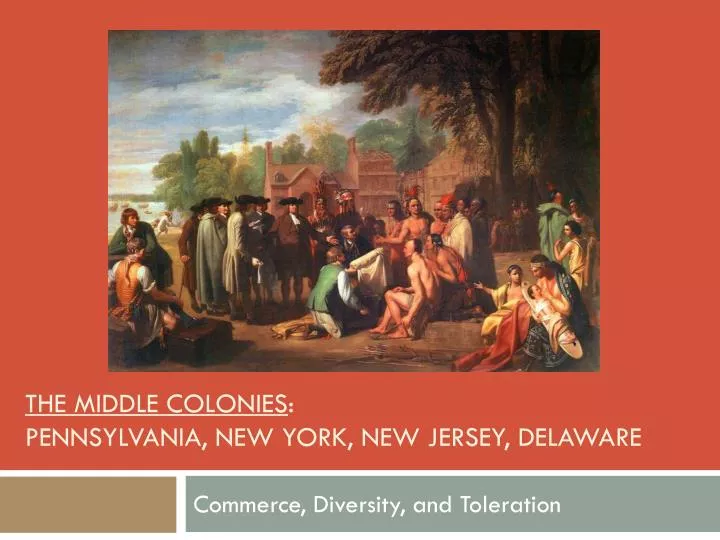 the middle colonies pennsylvania new york new jersey delaware
