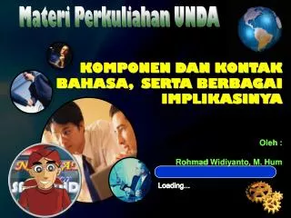 Materi Perkuliahan UNDA