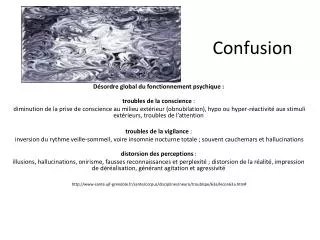 confusion