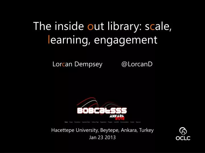 the inside o ut library s c ale l earning engagement lor c an dempsey @ lorcand