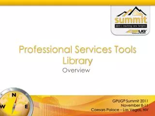Professional Services Tools Library