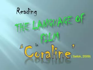 The Language of film