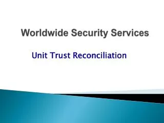 Worldwide Security Services