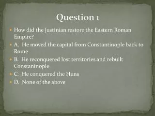 question 1