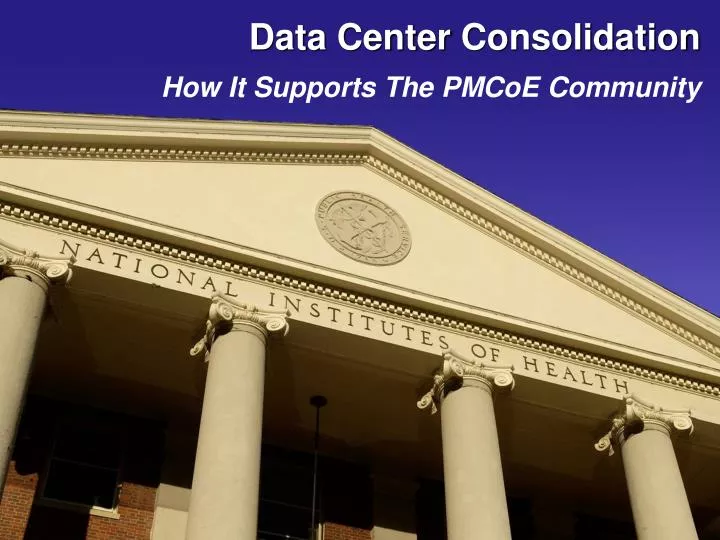 data center consolidation
