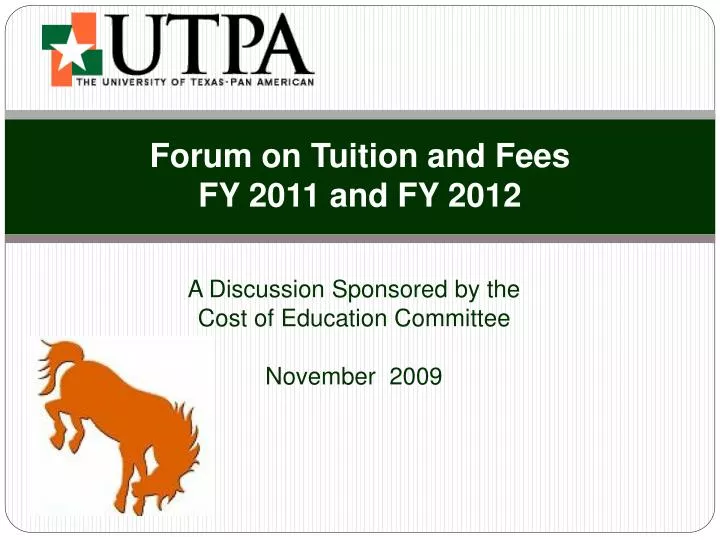 forum on tuition and fees fy 2011 and fy 2012
