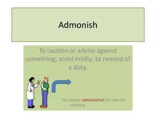 Admonish