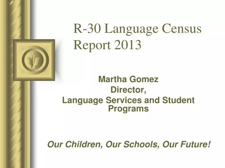 r 30 language census report 2013