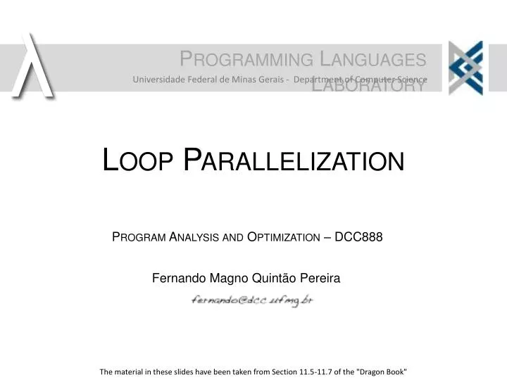loop parallelization