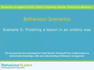 Behaviour Scenarios