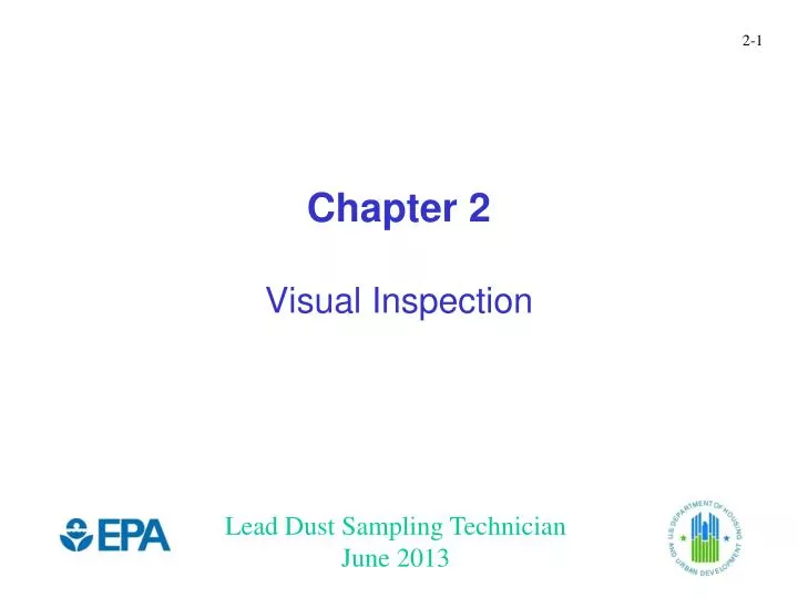 chapter 2 visual inspection