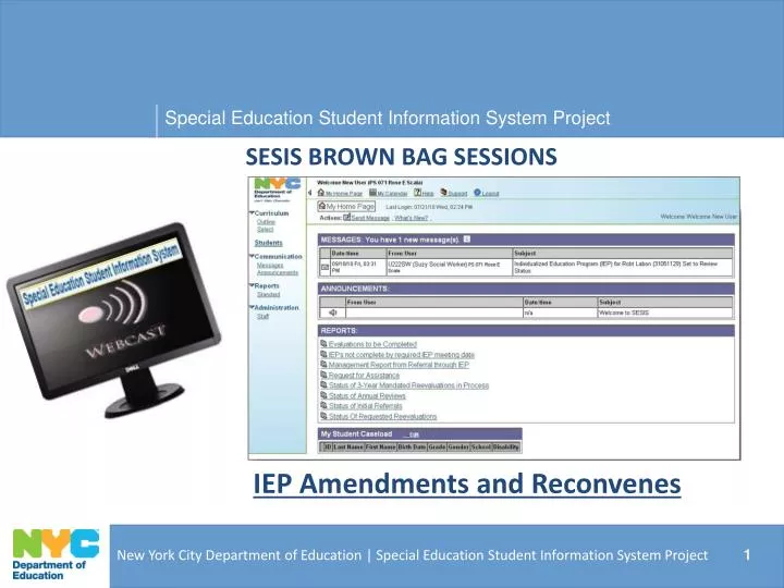 sesis brown bag sessions