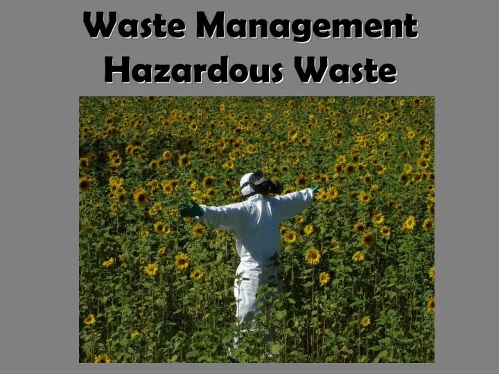 waste management hazardous waste