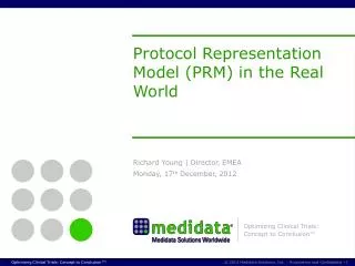 Protocol Representation Model (PRM) in the Real World