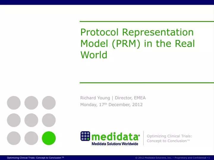 protocol representation model prm in the real world