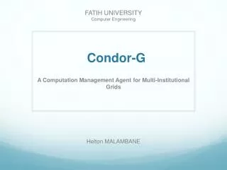 Condor- G