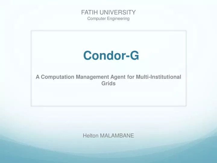 condor g