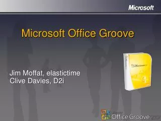 Microsoft Office Groove
