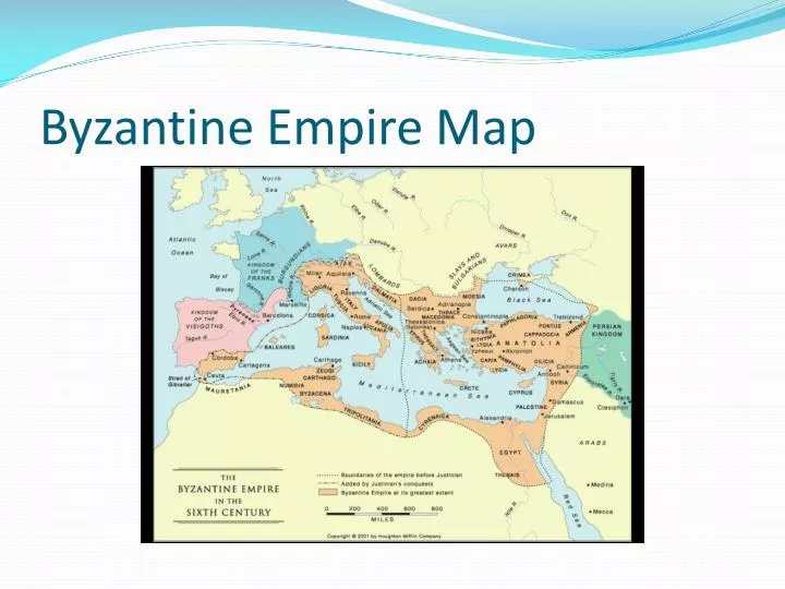 byzantine empire map