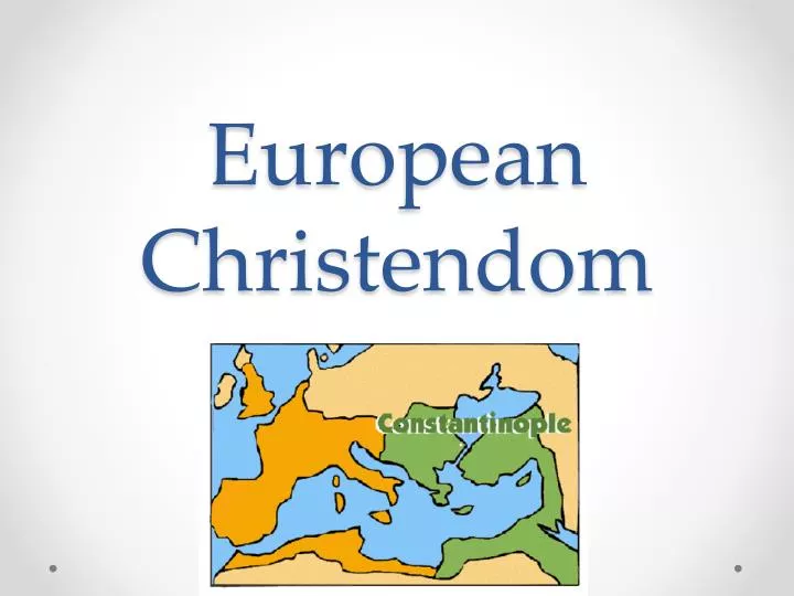 european christendom 500 1300