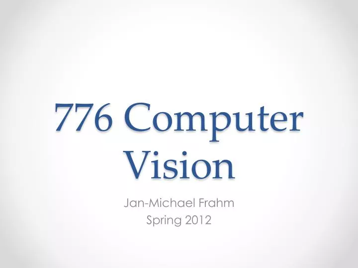 776 computer vision