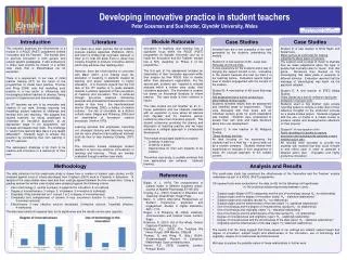 Developing innovative practice in student teachers