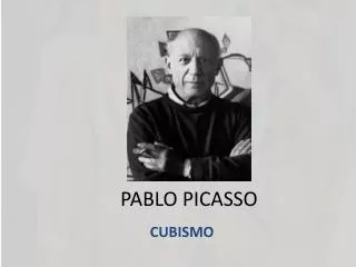 pablo picasso