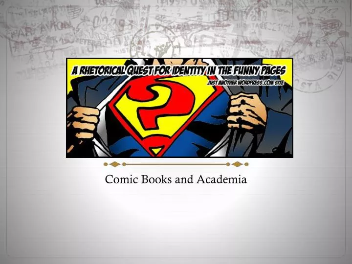 comic books and academia