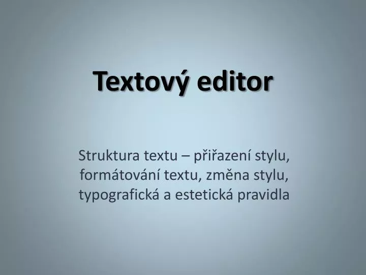 textov editor