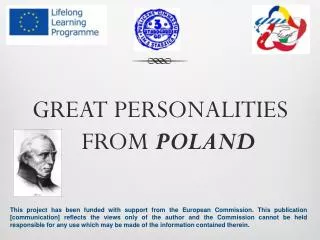 GREAT PERSONALITIES FROM POLAND