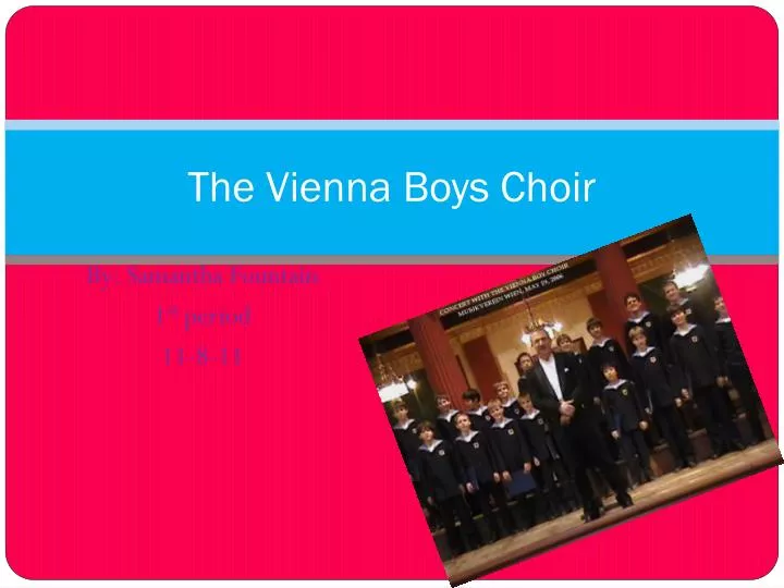 the vienna boys choir