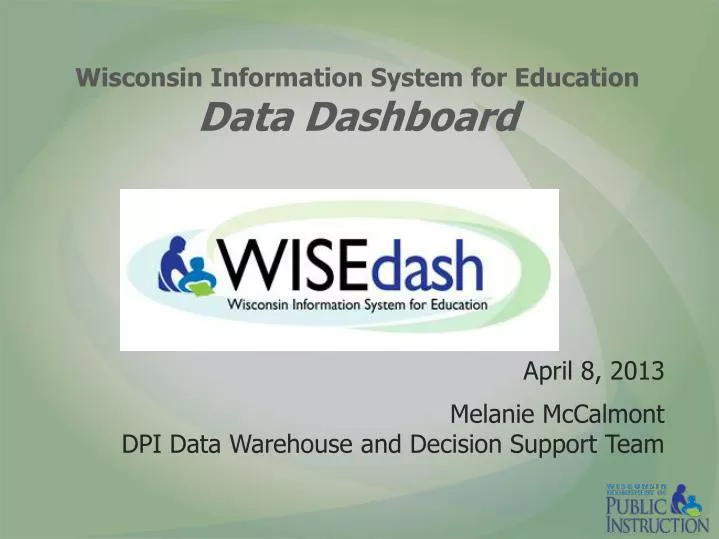 wisconsin information system for education data dashboard