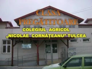 clasa preg titoare