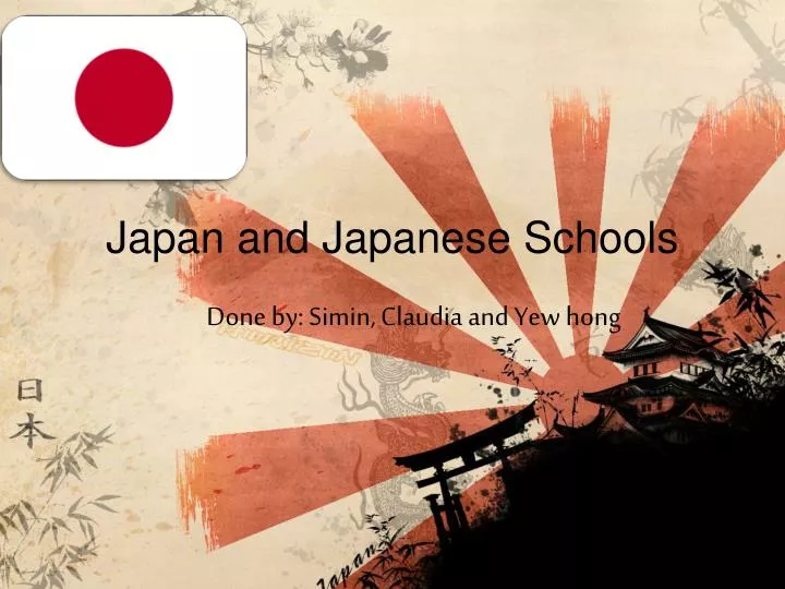 japan and japanese schools