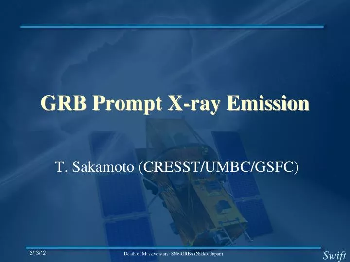 grb prompt x ray emission