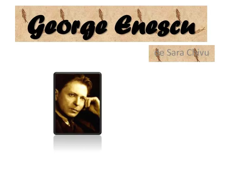 george enescu