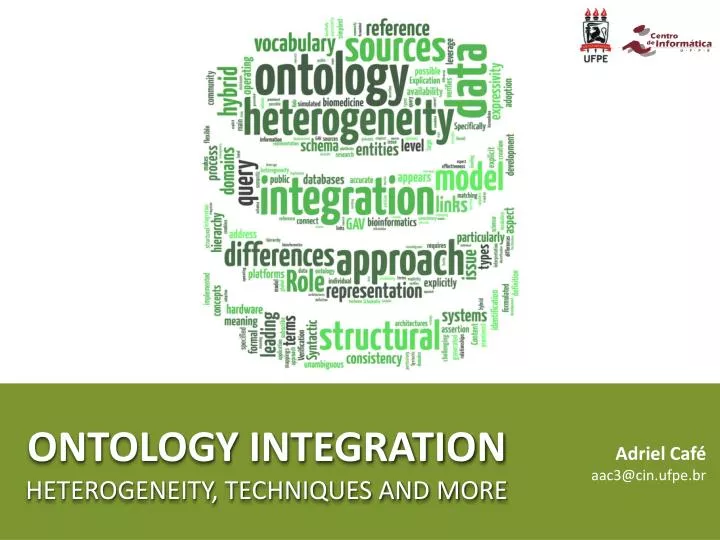 ontology integration heterogeneity techniques and more