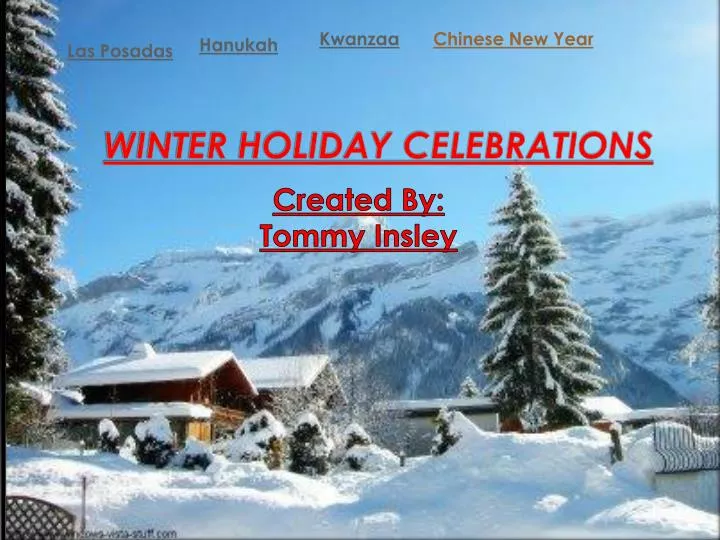 winter holiday celebrations