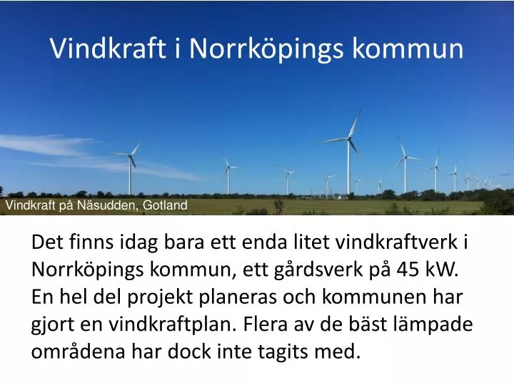 vindkraft i norrk pings kommun