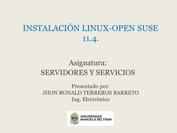 instalaci n linux open suse 11 4