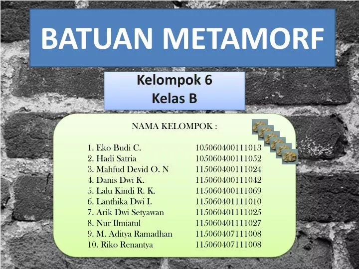 batuan metamorf