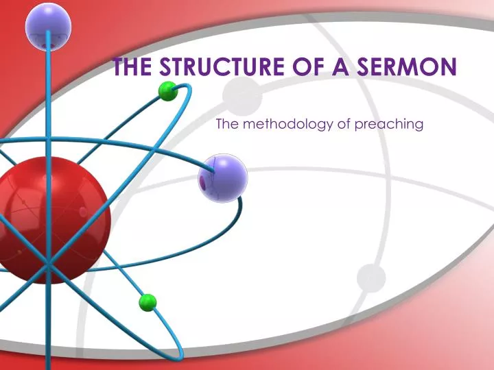 the structure of a sermon