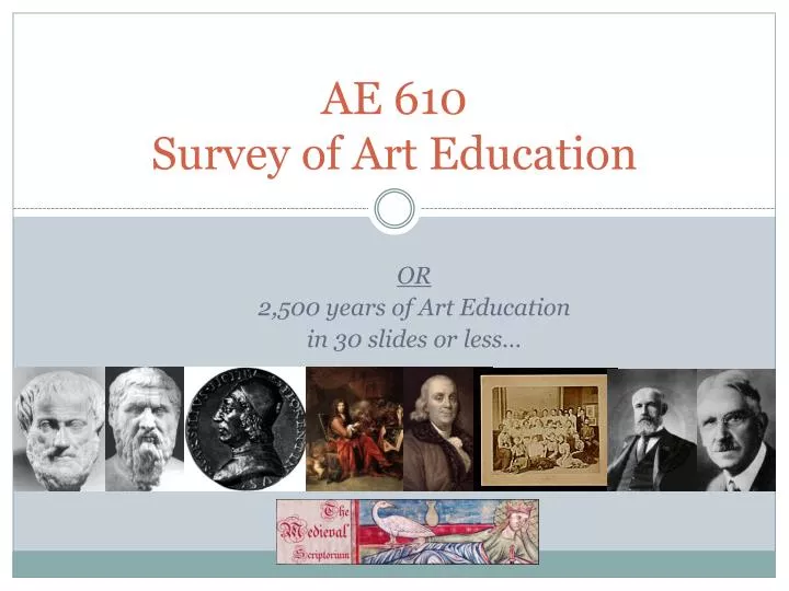 ae 610 survey of art education