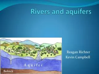 Rivers and aquifers