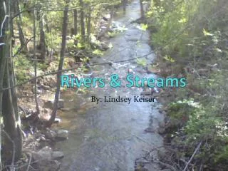 Rivers &amp; Streams