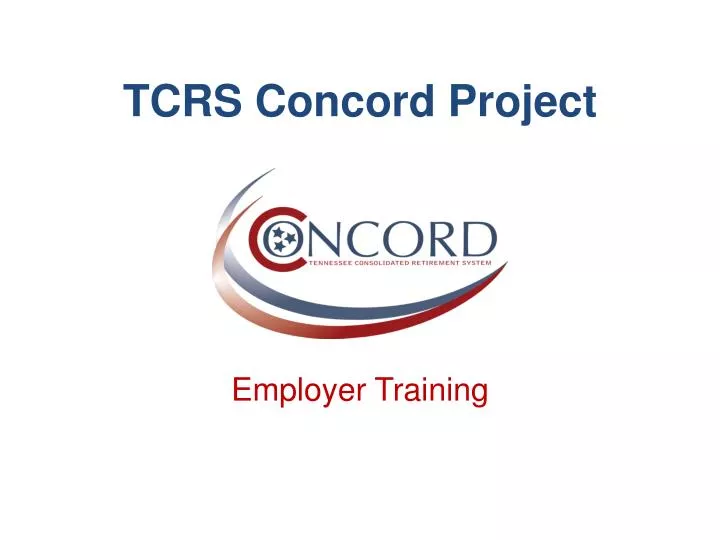 tcrs concord project