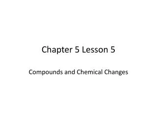Chapter 5 Lesson 5
